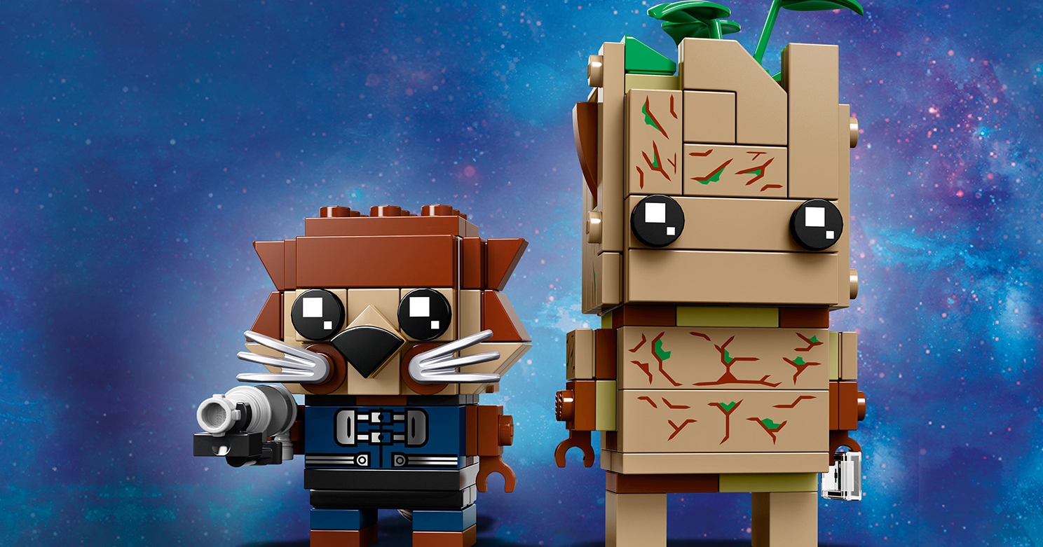 LEGO BrickHeadz Groot & Rocket • Set 41626 • SetDB