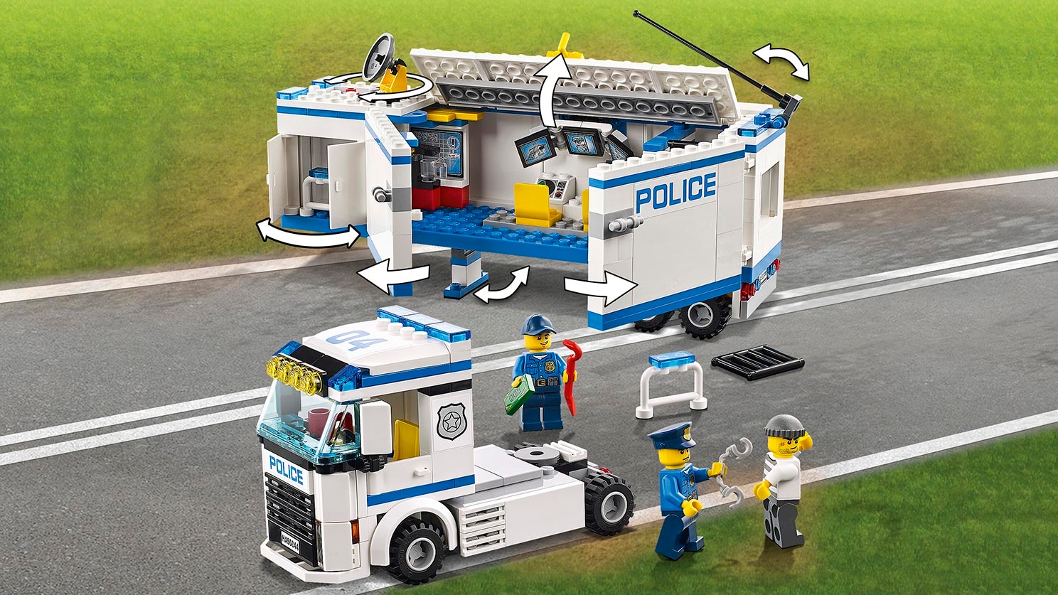 for sale online LEGO City Mobile Police Unit 60044 