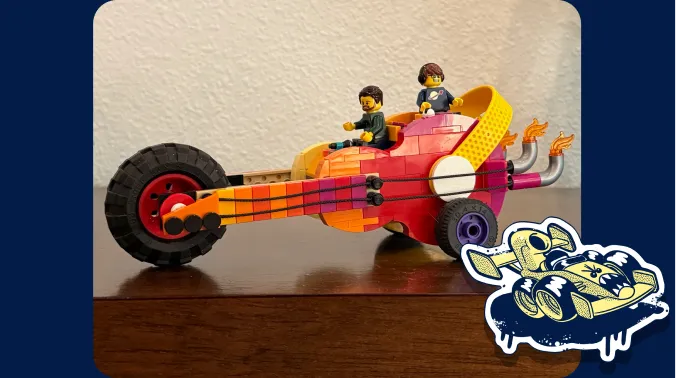 Guitar Fire Blaster Bike