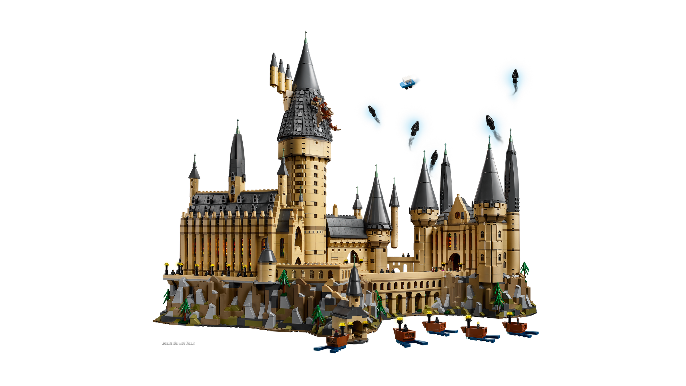 LEGO Le château de Poudlard 71043, vue officielle du set