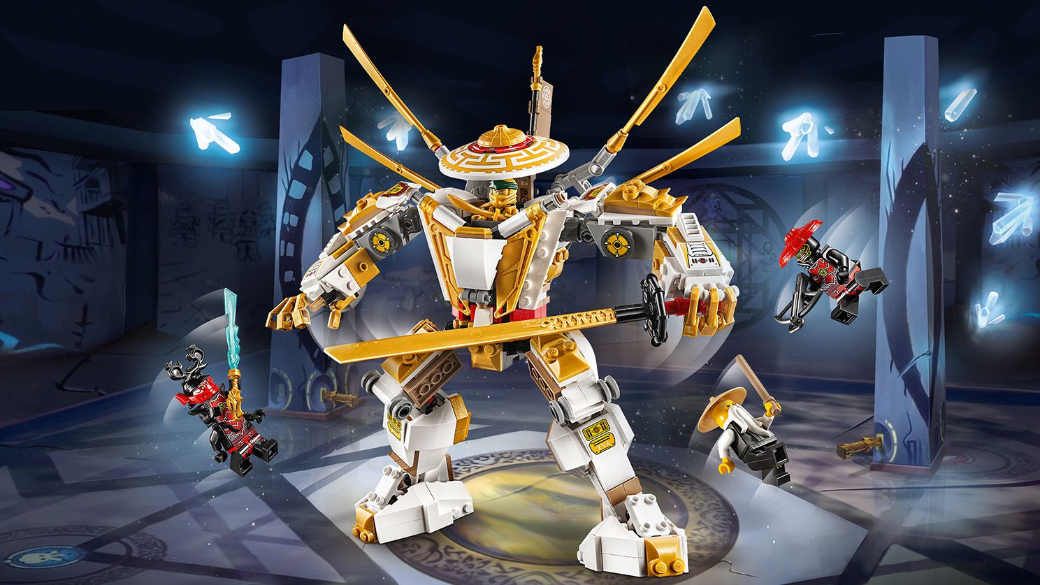 Lego Ninjago goldener Ninja Mech
