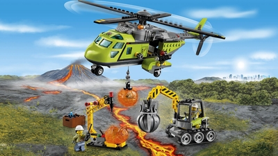 Vulkan – forsyningshelikopter - LEGO® City sæt - LEGO.com for børn