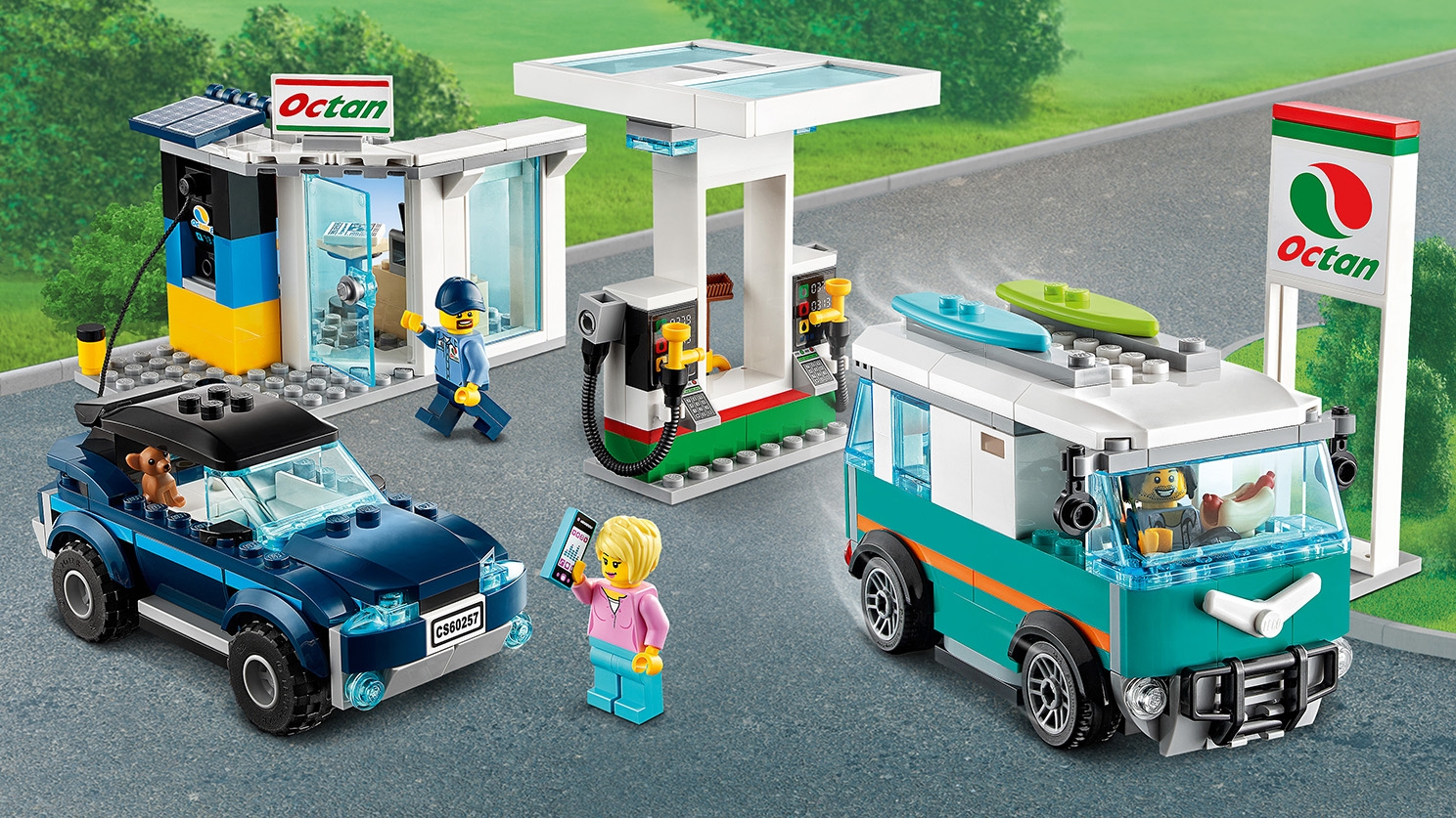 ガソリンスタンド 60257 - セット LEGO.comキッズ