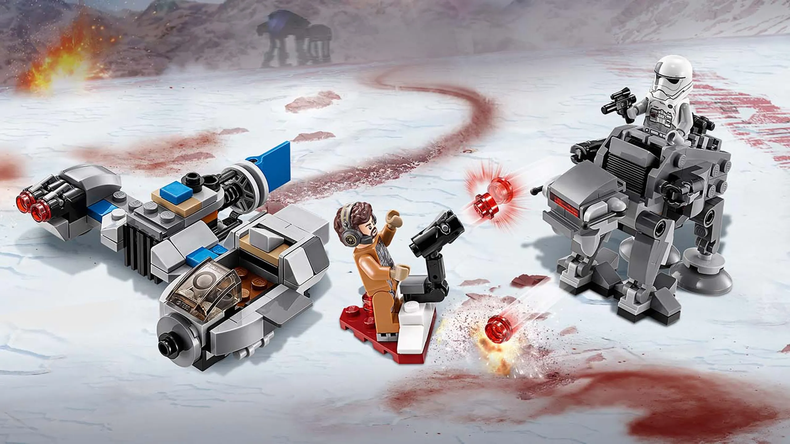 75195 - LEGO Star Wars - Ski Speeder™ vs. First Order Walker™ Microfighters - Space, Battle, Laser Shooter
