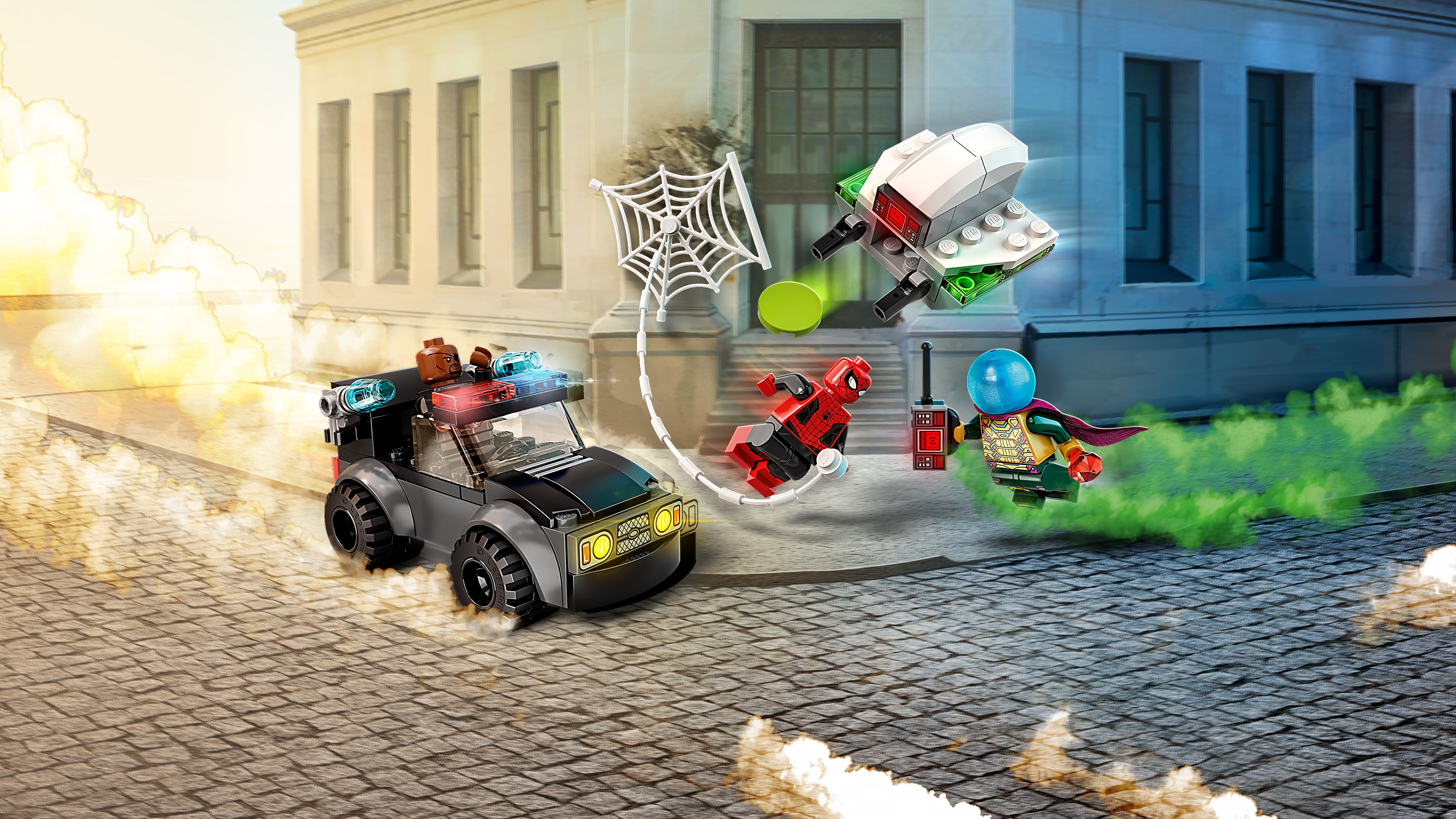 Spider-Man vs. Mysterio's Drone Attack 76184 - LEGO® Marvel Sets - for kids