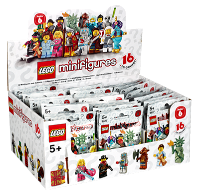 LEGO MINIFIGURES SERIE 6-8827 scegli il tuo-Completo & Parti 