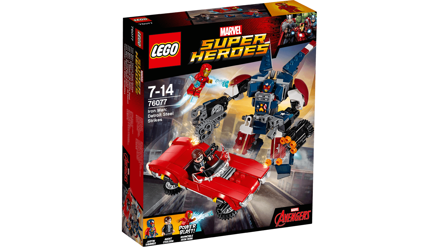 Justin Hammer Marvel Super Heroes Minifiguras Lego 76077 