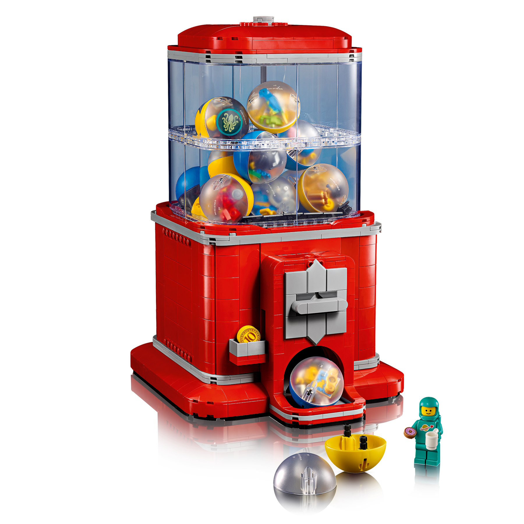 LEGO Le distributeur de minifigurines 21358, vue officielle du set