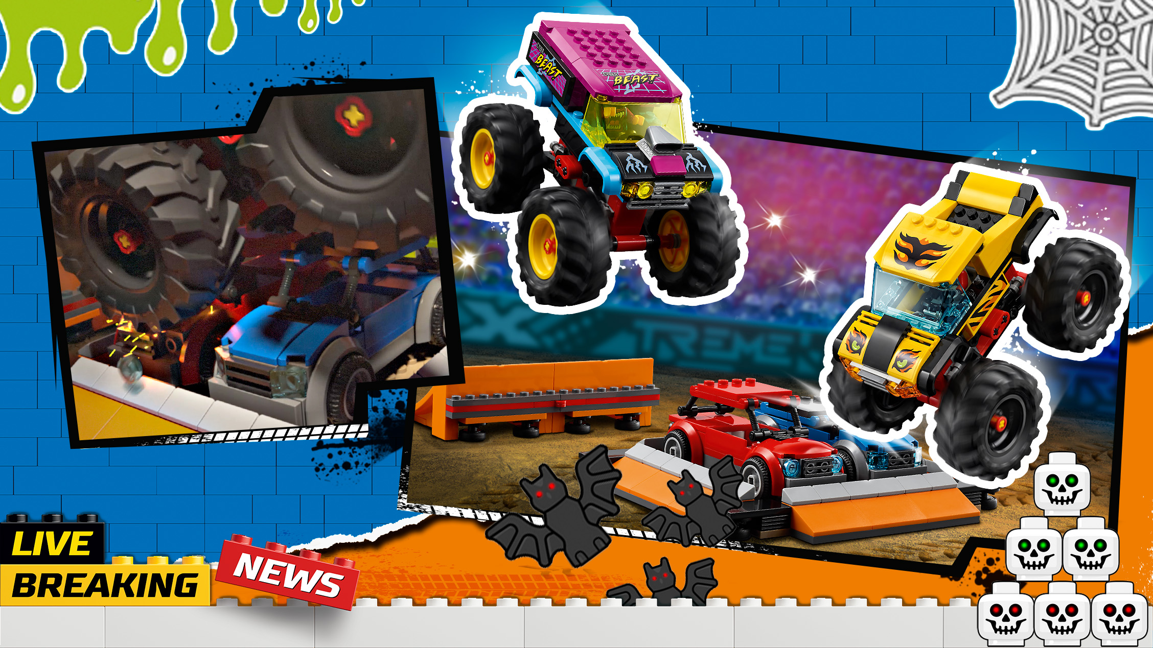 Design a SMASHING Monster Truck Course! - LEGO.com for kids