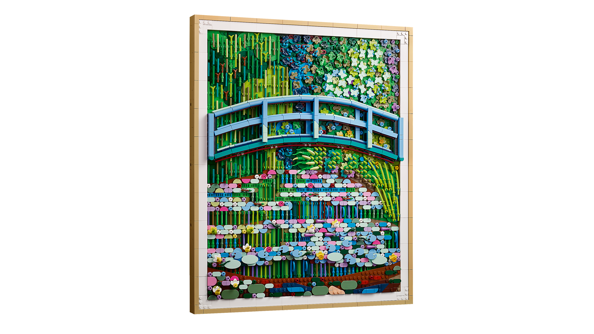 LEGO Claude Monet : le bassin aux nymphéas, harmonie verte 31220, vue officielle du set