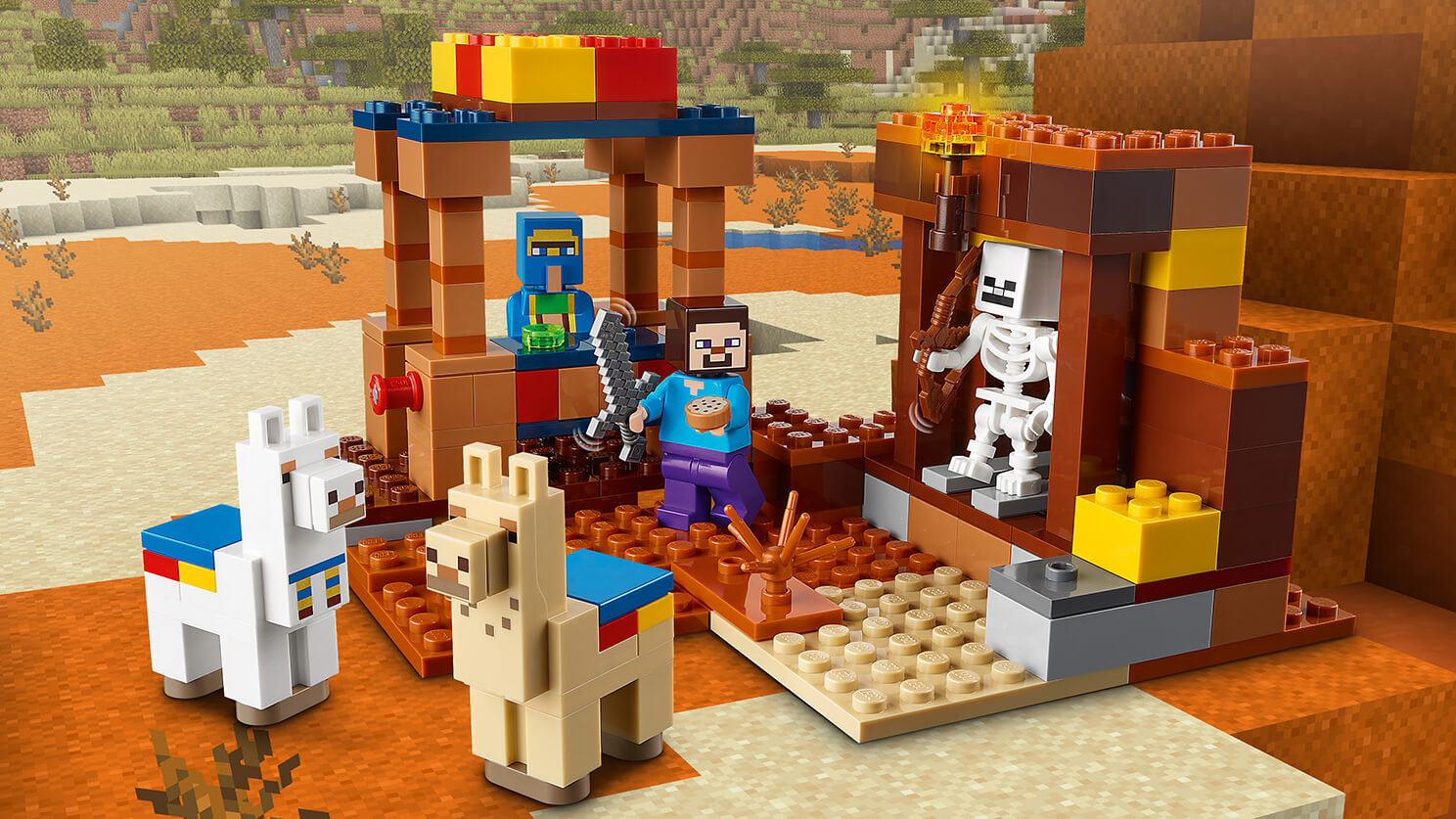 Lego Minecraft la plaza comercial 21167