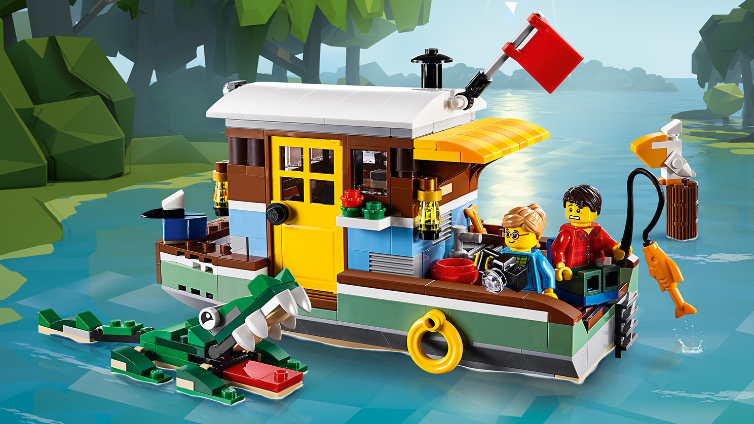 sociedad Esperanzado capital Casa Flotante del Río 31093 - Sets LEGO® Creator - LEGO.com para niños