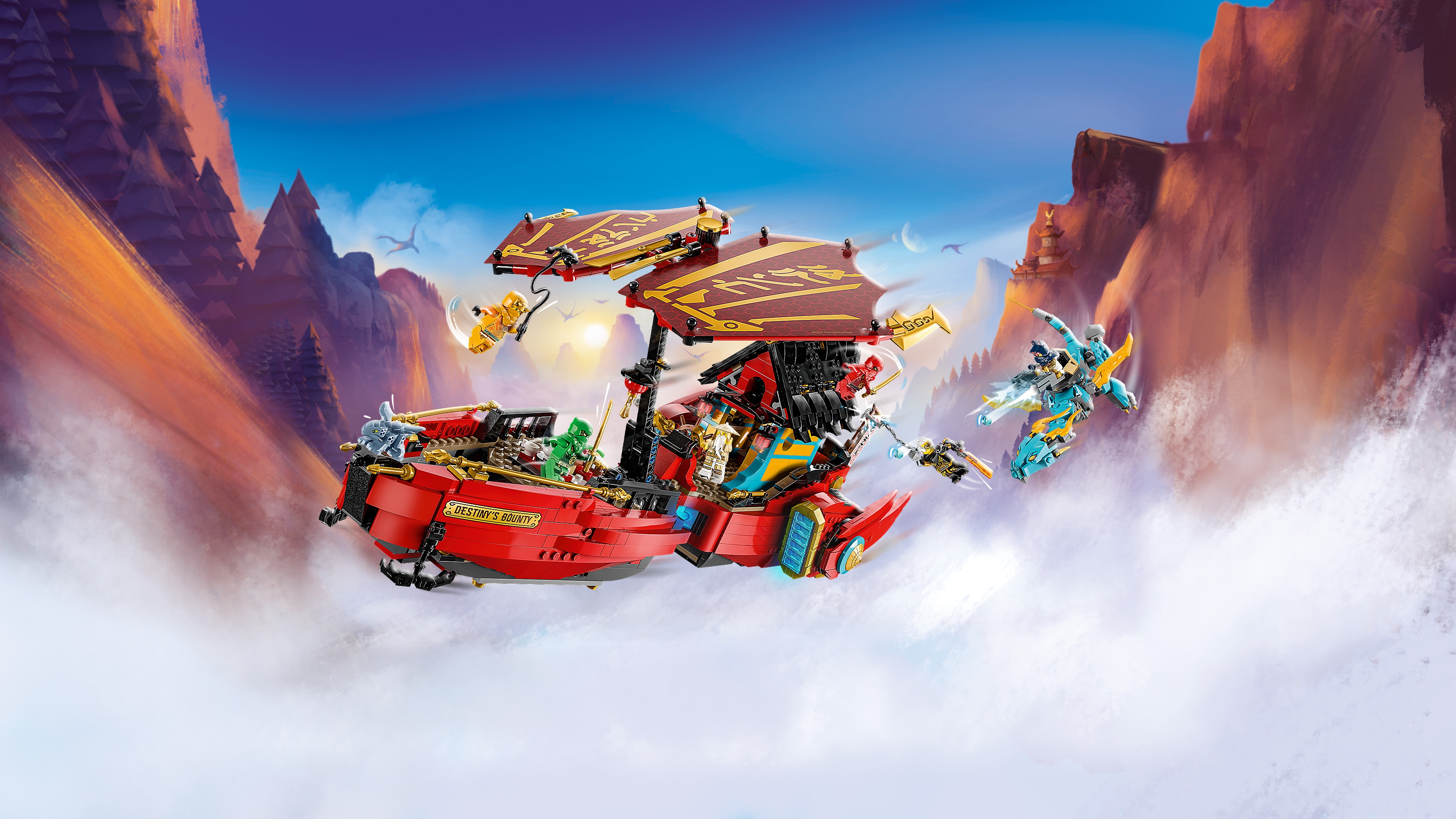 Destiny's Bounty - Race Against Time 71797 - LEGO® NINJAGO® Sets - LEGO.com for