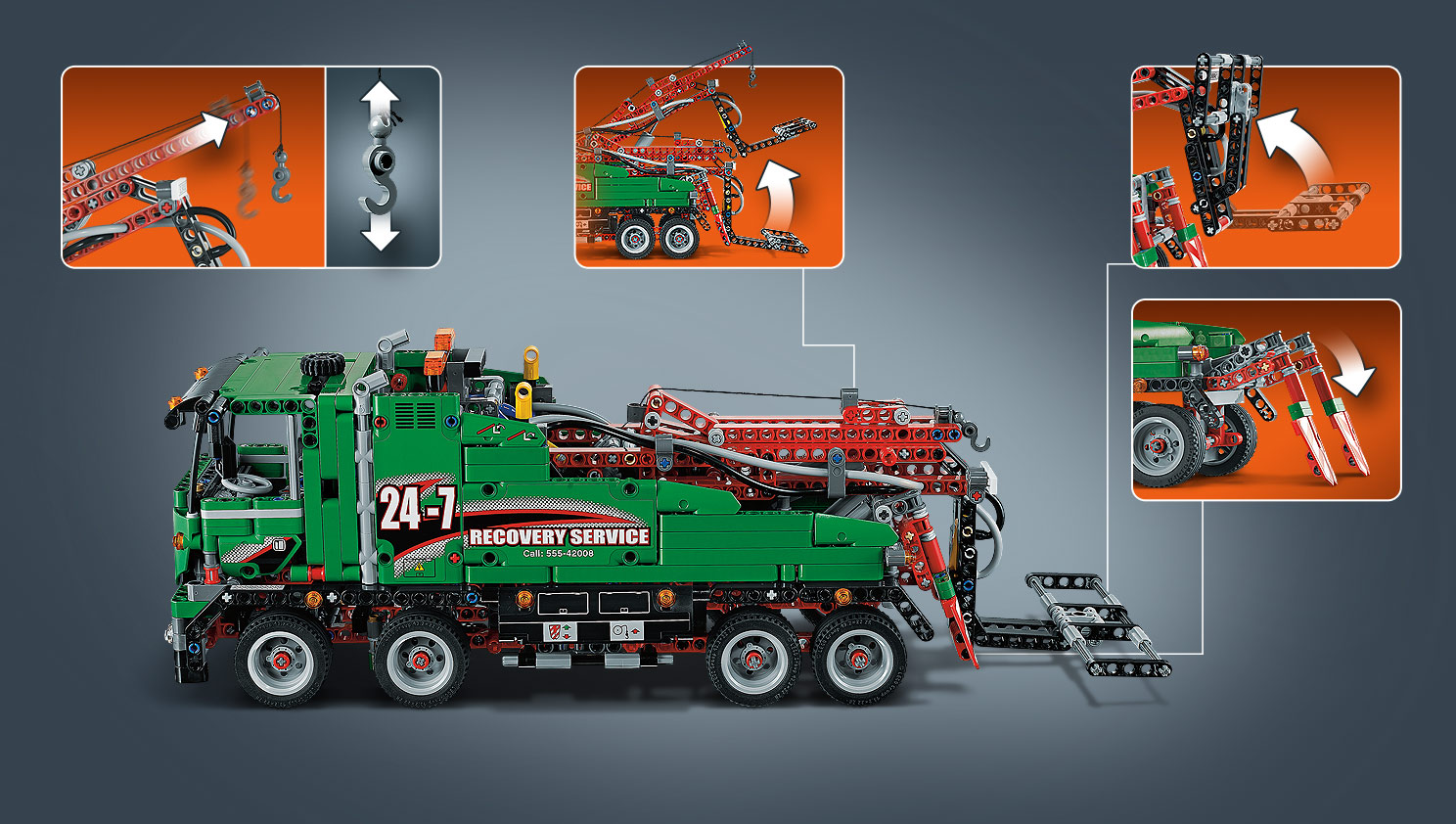 サービストラック 42008 - レゴ®テクニックセット - LEGO.comキッズ