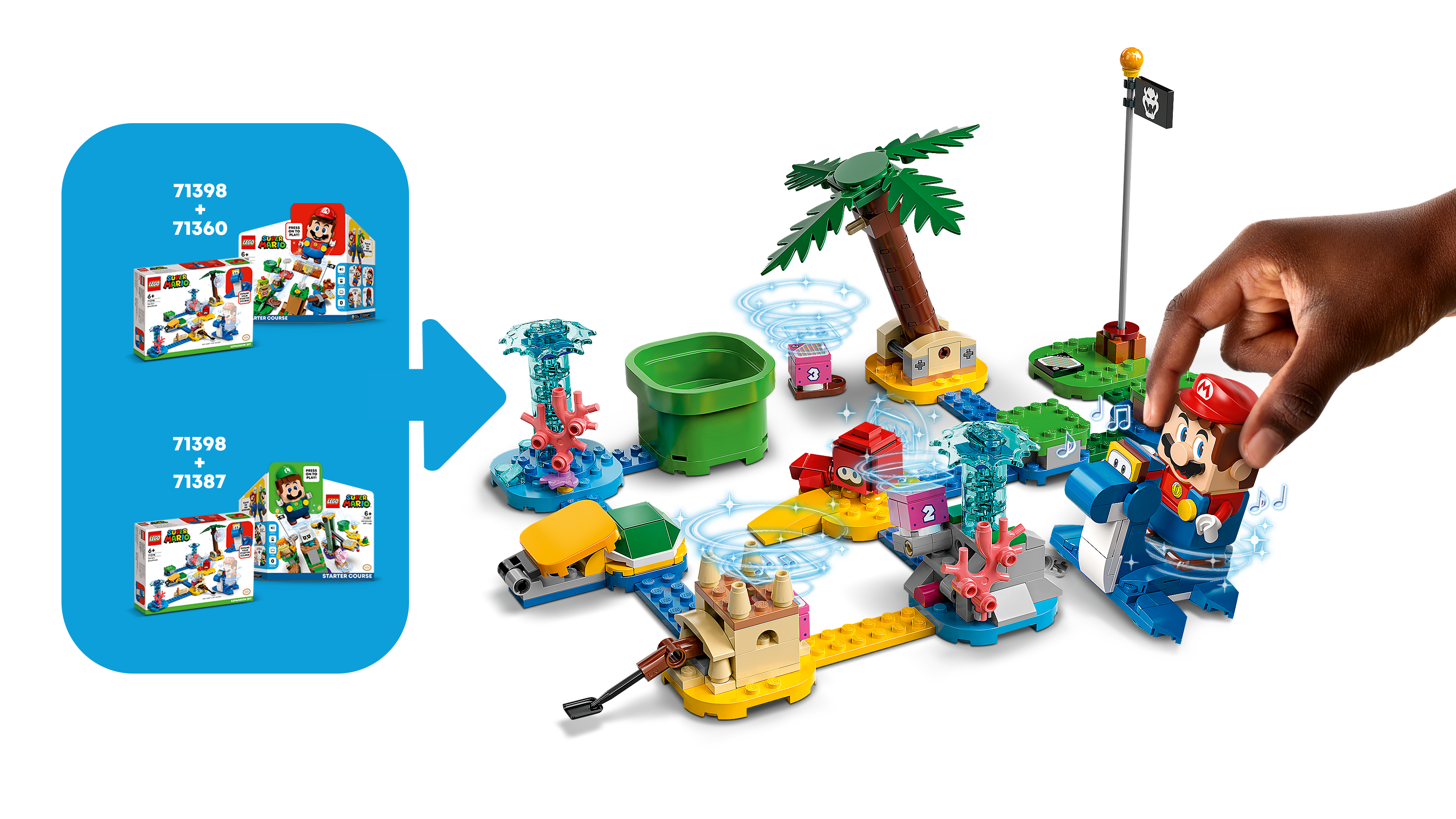 LEGO® Super Mario™ Dorrie’s Beachfront Expansion Set