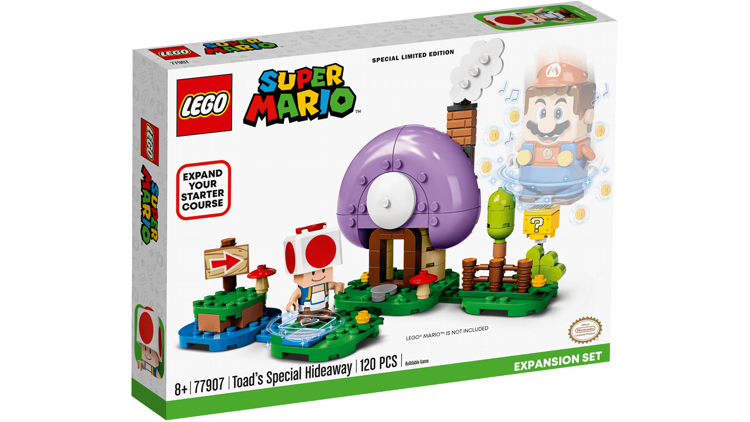 for sale online 77907 Lego Super Mario Toad's Special Hideaway Expansion Set