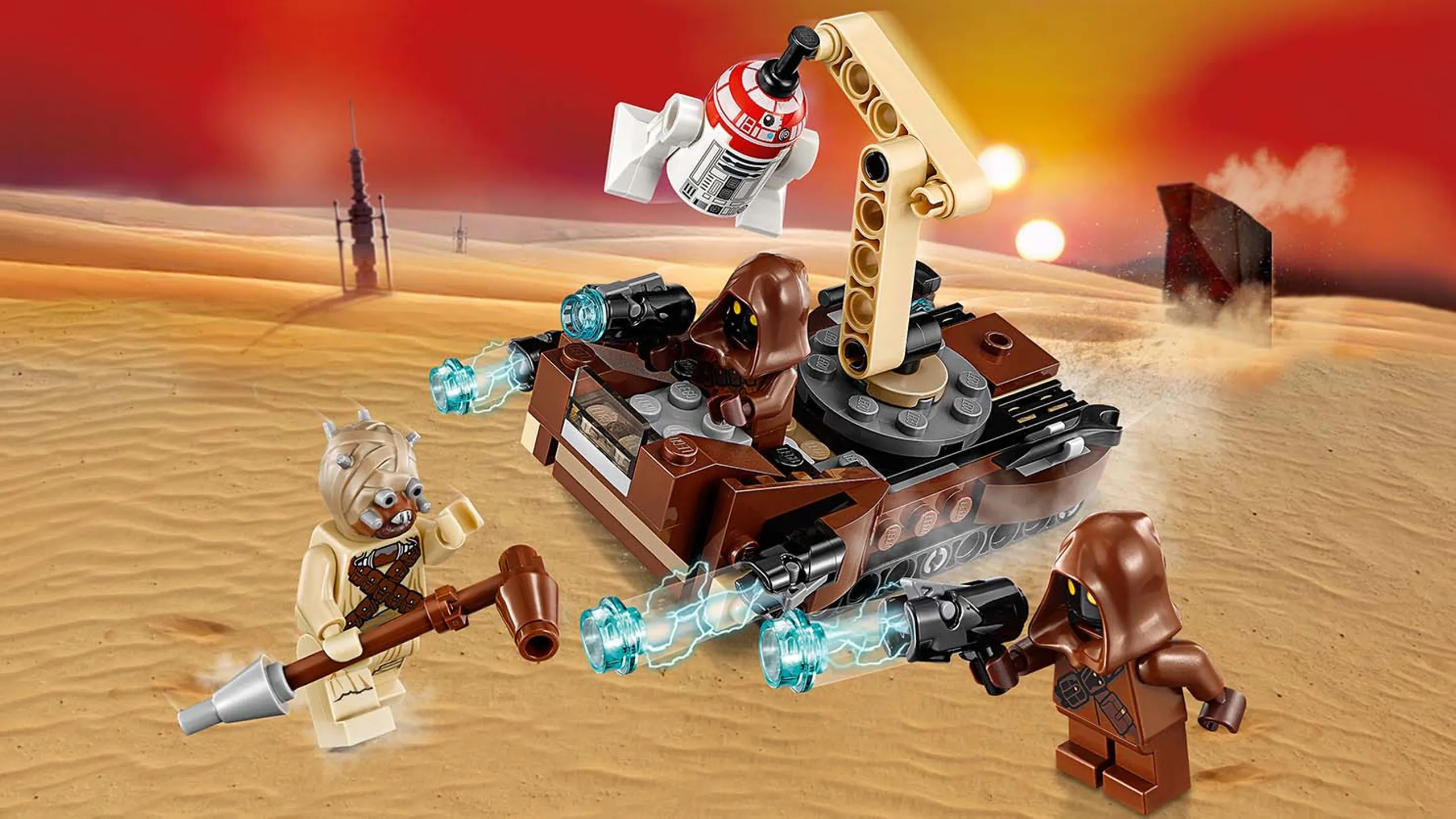 LEGO Star Wars Tatooine™ Battle Pack - 75198 - Tusken Raiders are firing stud shooters!