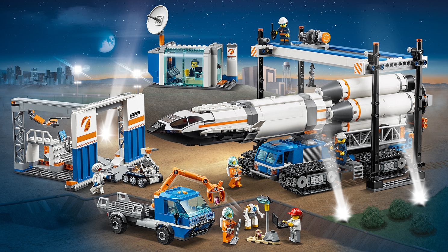 巨大ロケットの組み立て工場 60229 - レゴ®シティ セット - LEGO.comキッズ