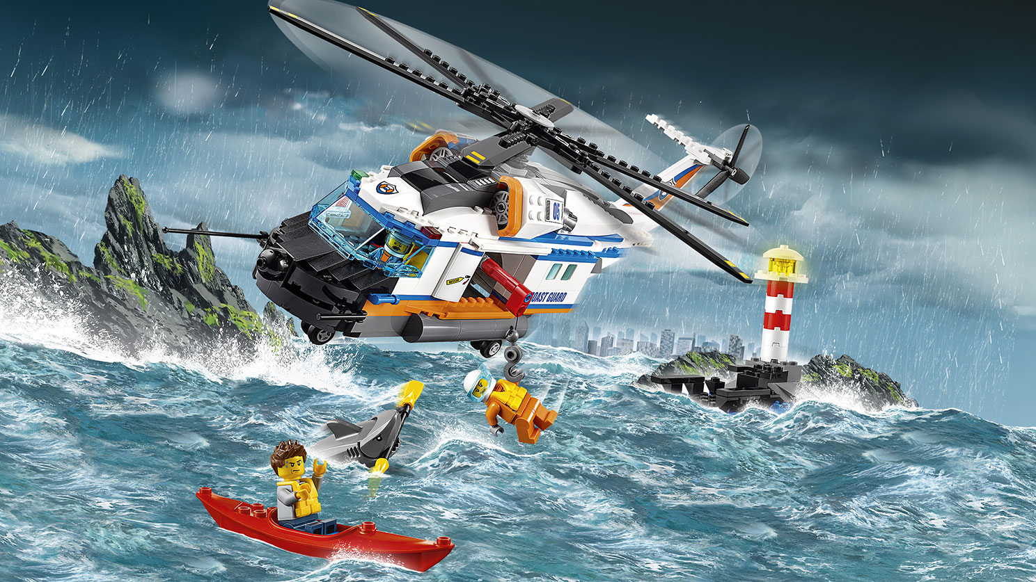 Heavy-duty Rescue Helicopter 60166 - LEGO® City Sets - LEGO.com