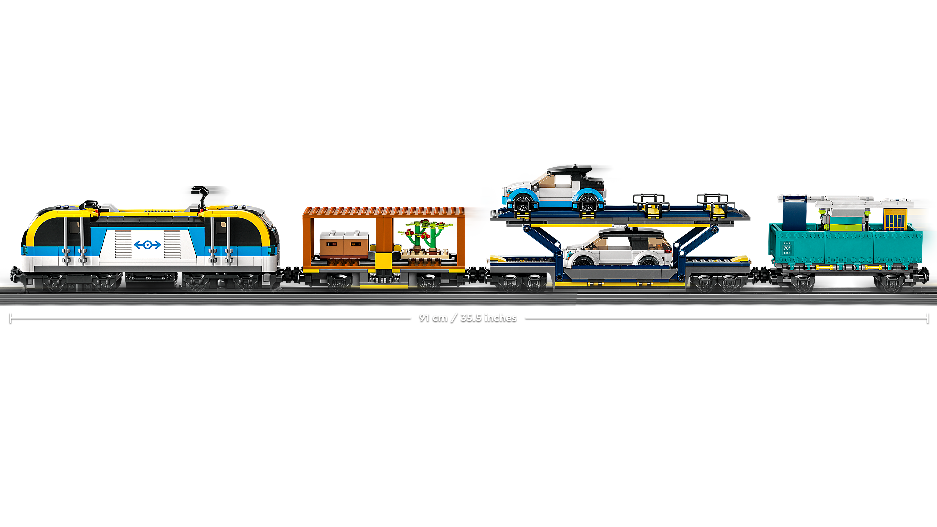 MOC] Coaches for the Lego Cargo Train Locomotive (Set 60336) : r/lego