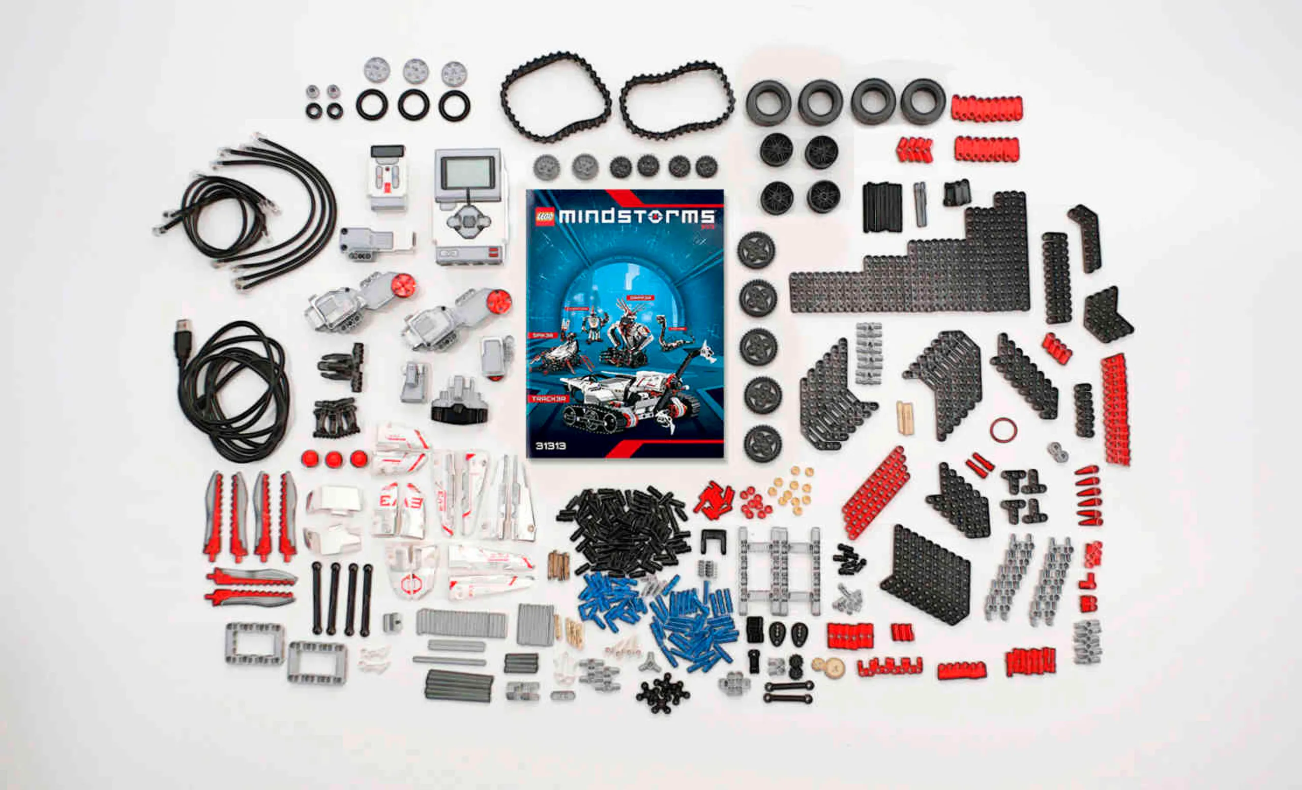 LEGO Mindstorms - 31313 MINDSTORMS EV3 - Use all these normal brick and technic elements to make the LEGO Mindstorms robot.