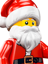 Lego Figur Mann Weihnachtsmann 844 # 