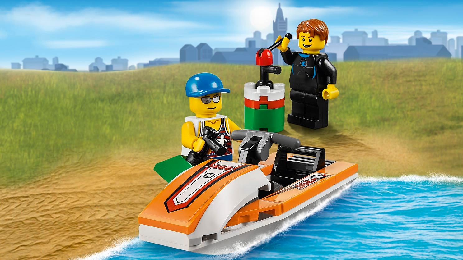 水上バイクキャリアー 60058 - レゴ®シティ セット - LEGO.comキッズ