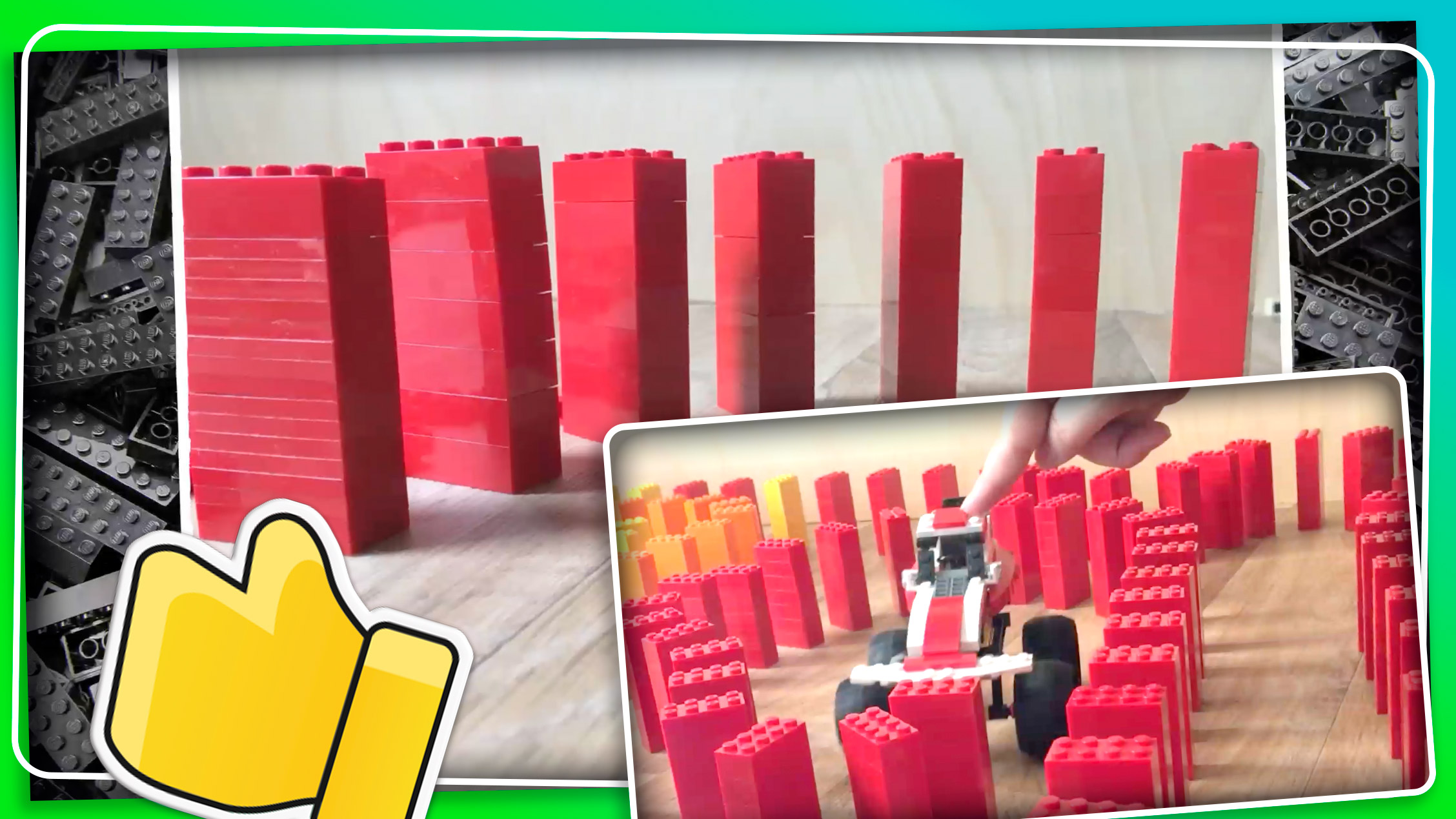 Run Dominoes Run LEGO For Kids