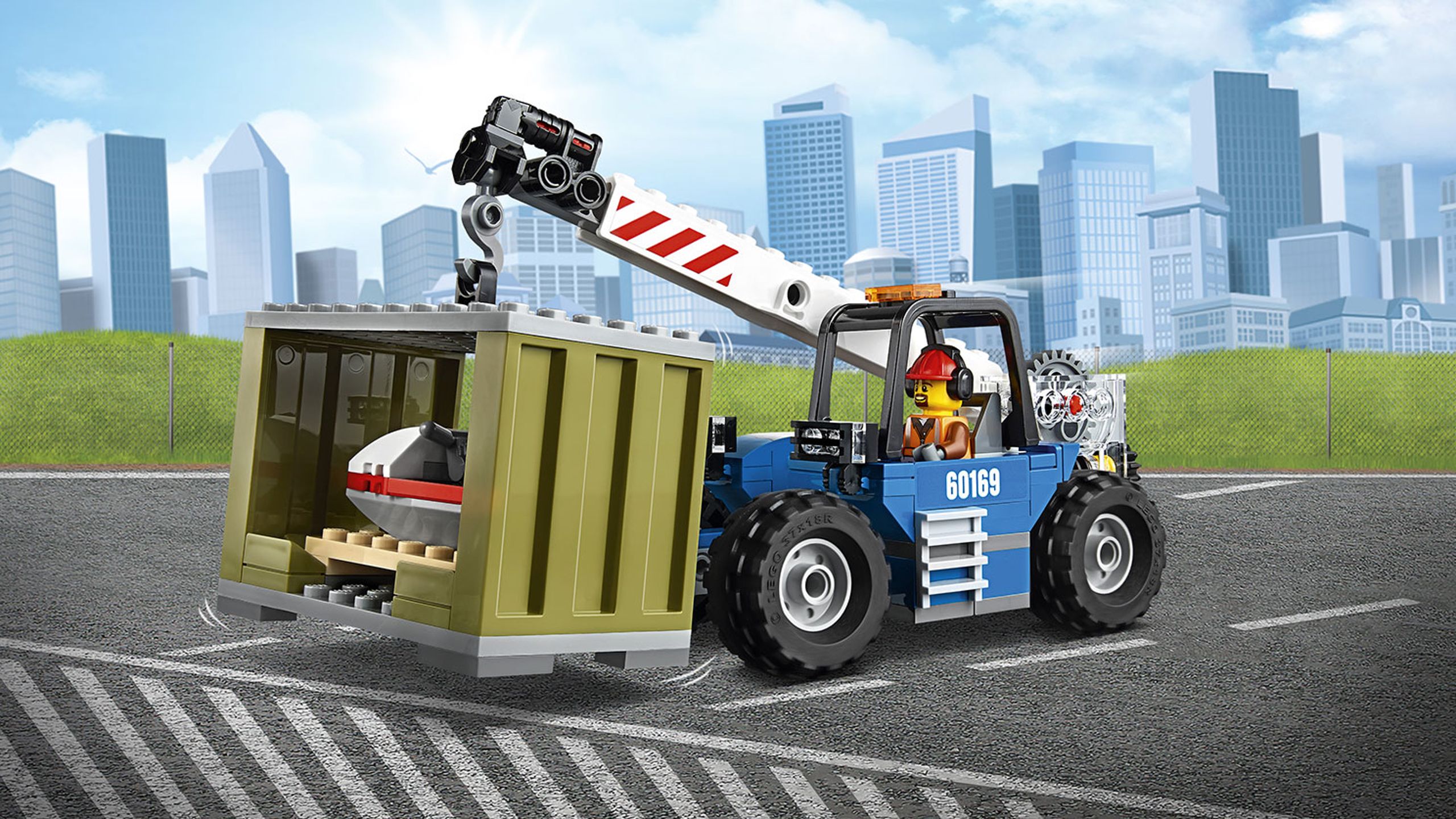 レゴ®シティ配送センターとコンテナトラック - ビデオ - LEGO.comキッズ
