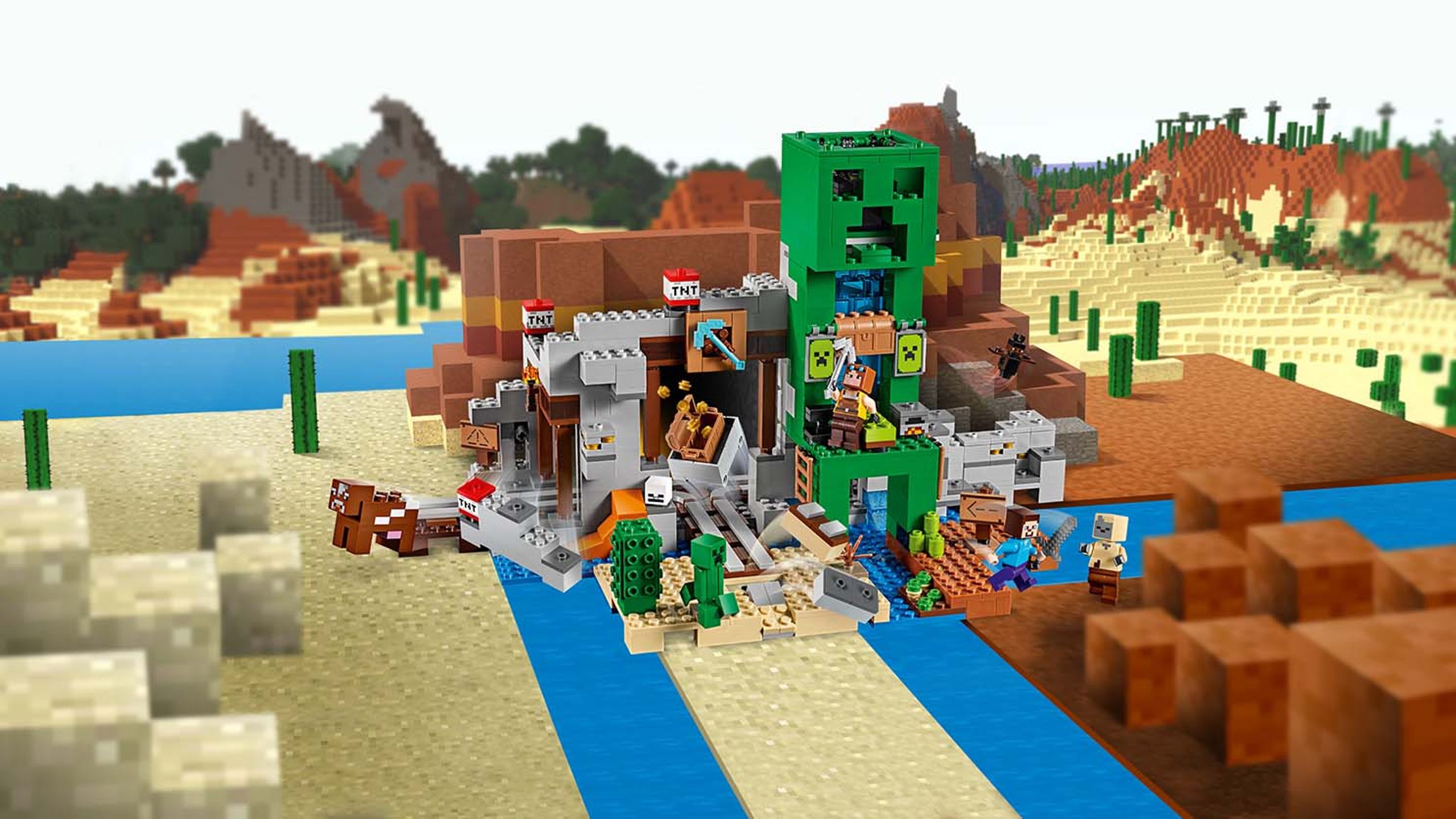 巨大クリーパー像の鉱山 - ビデオ - LEGO.comキッズ