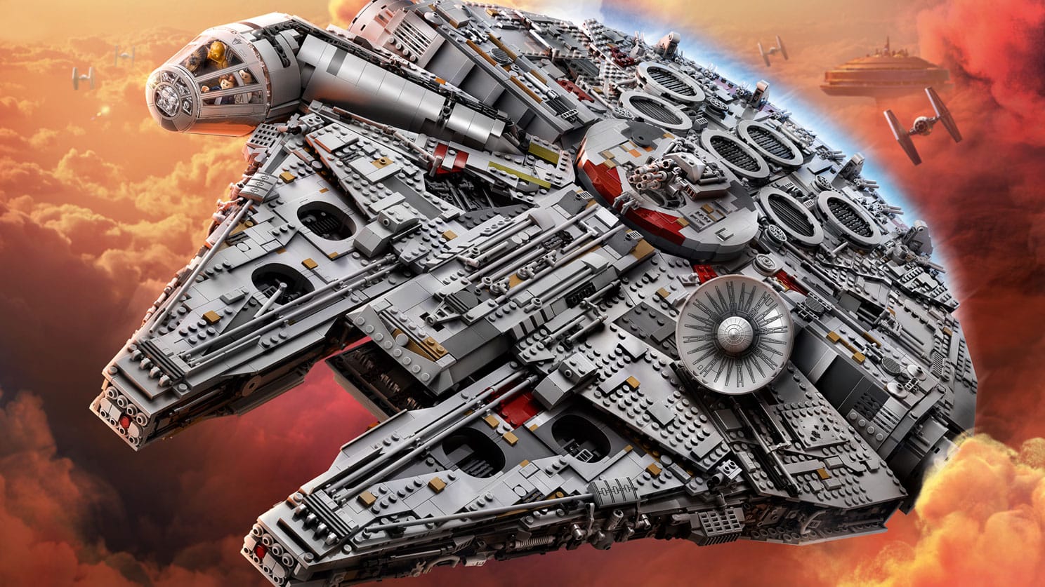 new LEGO Star Wars Dejarik Hologram Game Board from Millennium Falcon