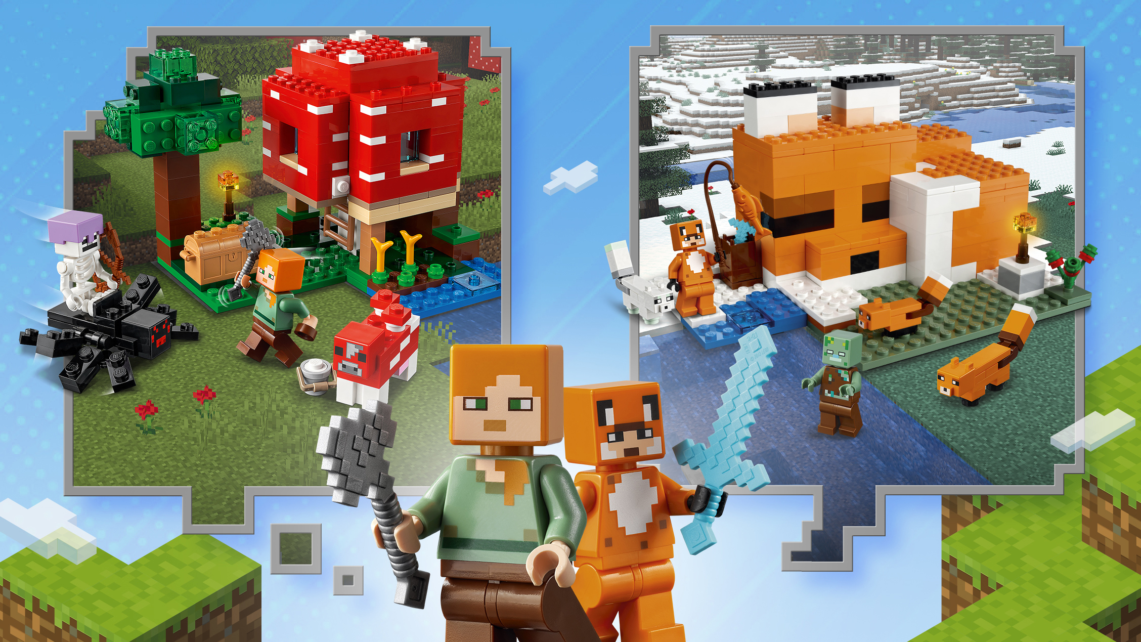 Use Minecraft® skills in the real world - LEGO.com for kids