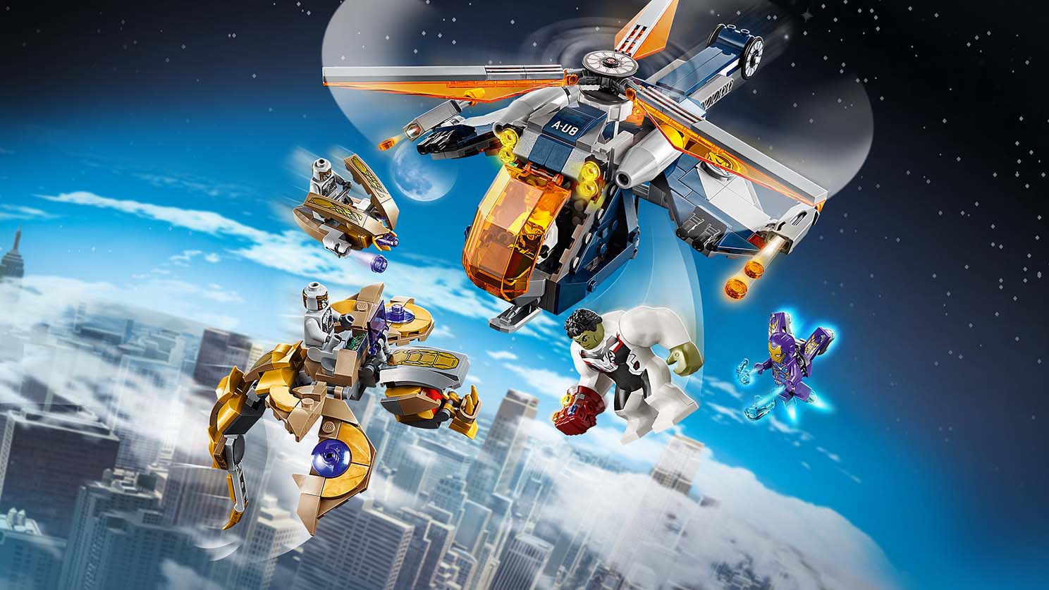 Lego Chitauri FIGURINE X 2 De Avengers End Game Set 76144-Neuf