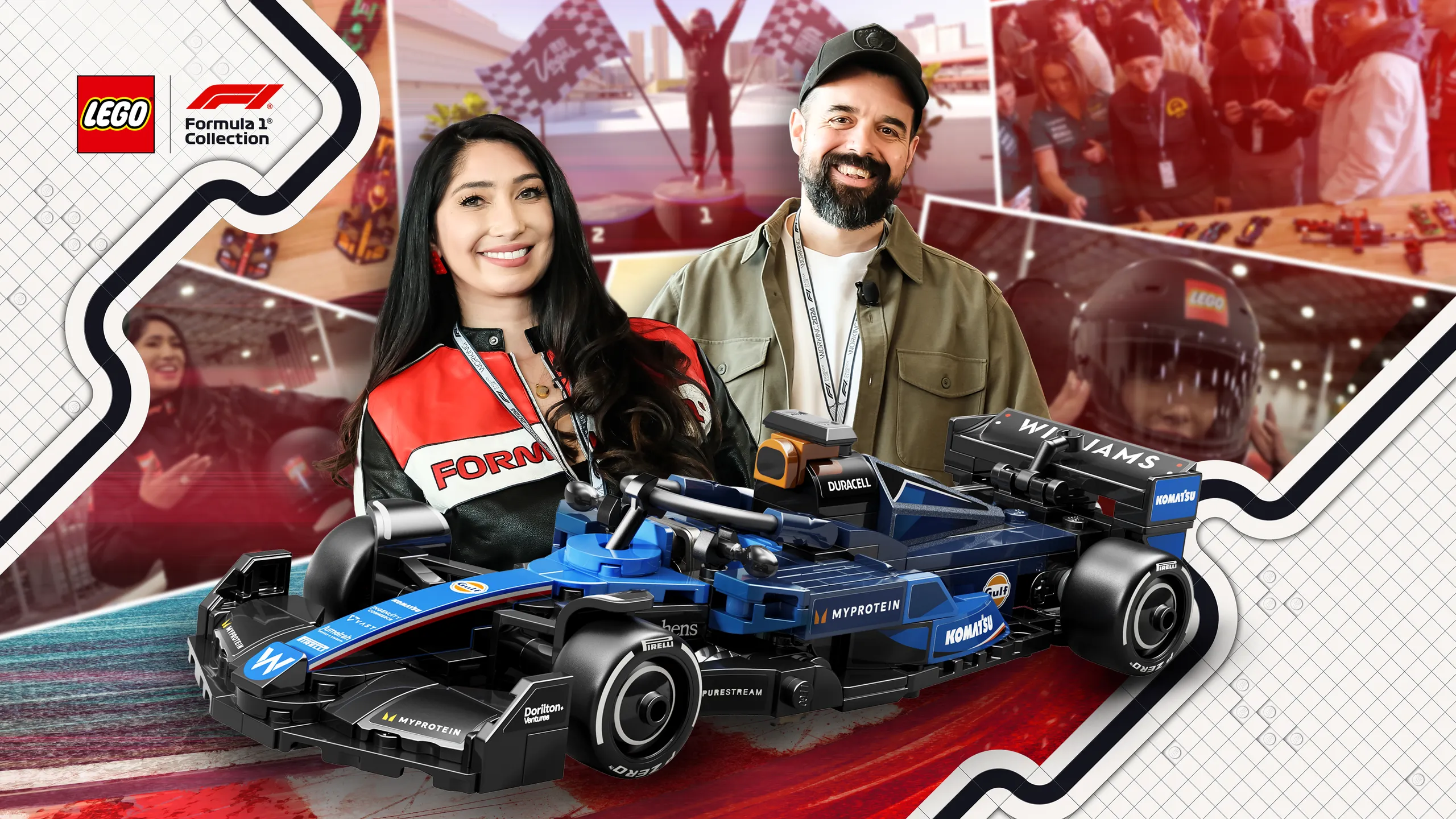 Mit Nicole @girlbricksalot bei der LEGO® F1® Enthüllungsparty 🏁