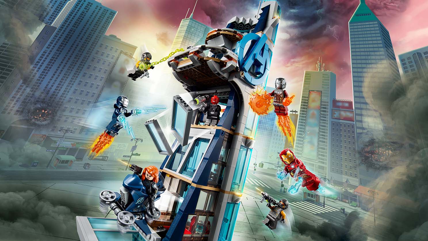 アベンジャーズ タワーの決戦 レゴ マーベルセット Lego Comキッズ