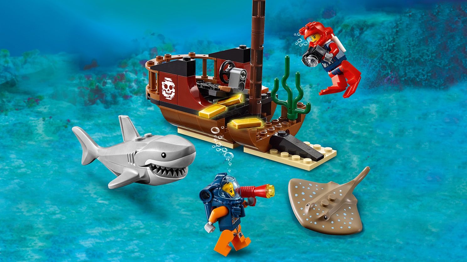 セール高品質】 Lego - TARO様専用 レゴ シティ 60266 海の探検隊 海底 ...