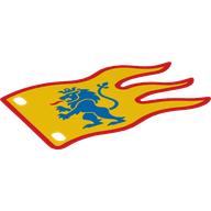 MULTIPACK – 2 LION KNIGHTS BANNERS & 1 CAPE (ELEMENT IDS 6409509, 6409580, 6409588)