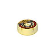 FLAT TILE 1X1, ROUND, NO. 218