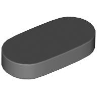 TILE 1X2, 1/2 CIRCLE