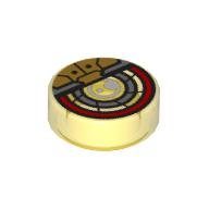 FLAT TILE 1X1, ROUND, NO. 218