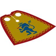 MULTIPACK – 2 LION KNIGHTS BANNERS & 1 CAPE (ELEMENT IDS 6409588, 6409509, 6409580)