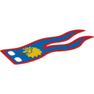 MULTIPACK – 2 LION KNIGHTS BANNERS & 1 CAPE (ELEMENT IDS 6409580, 6409509, 6409588)