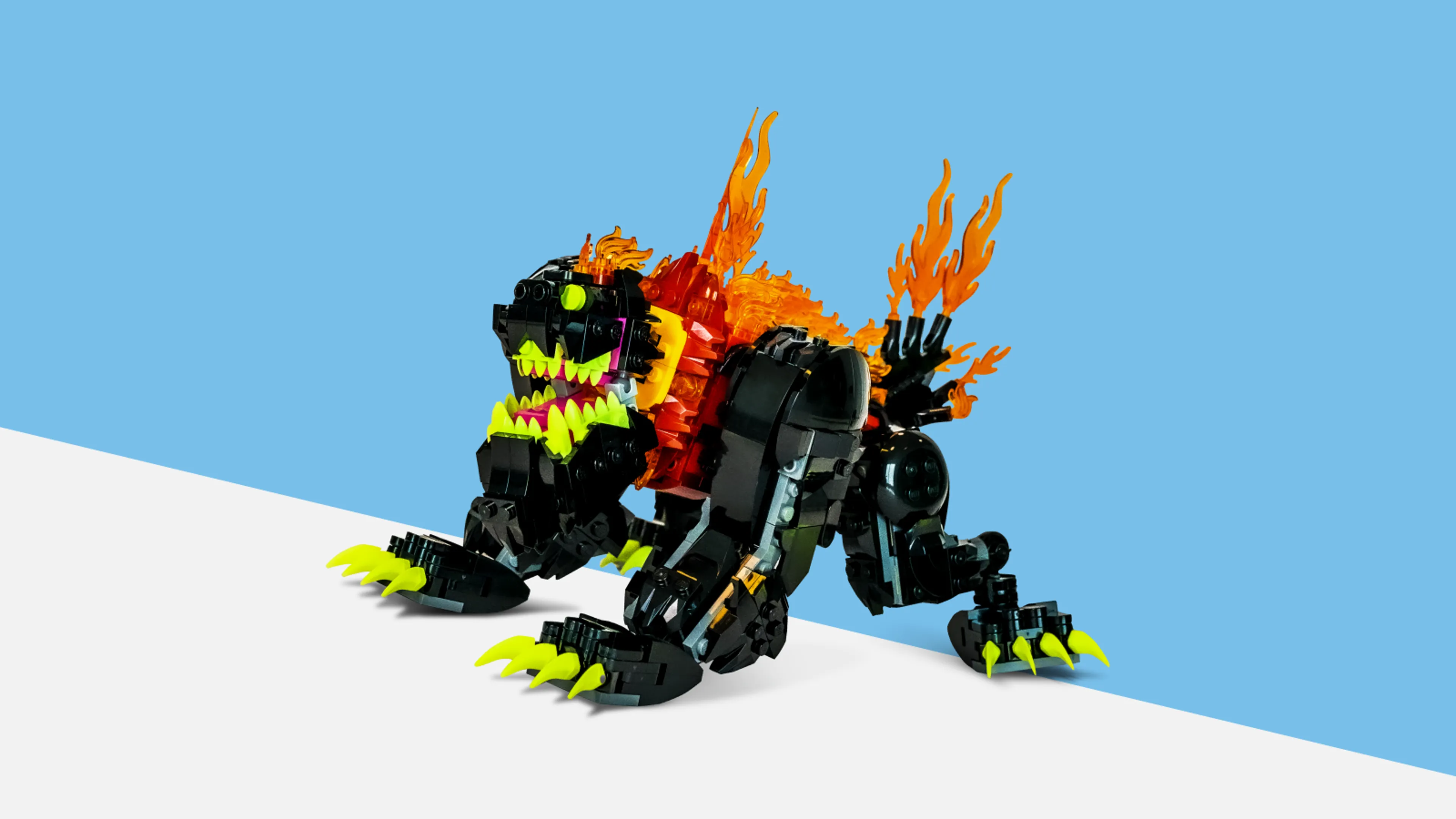 A LEGO monster