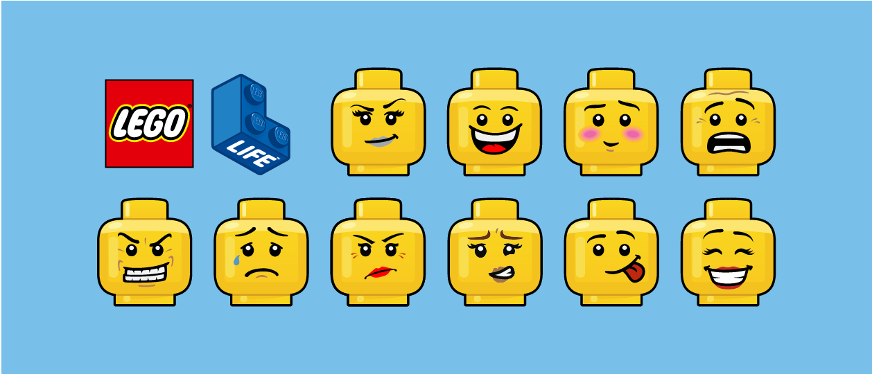 Lego Gesichter Clipart
