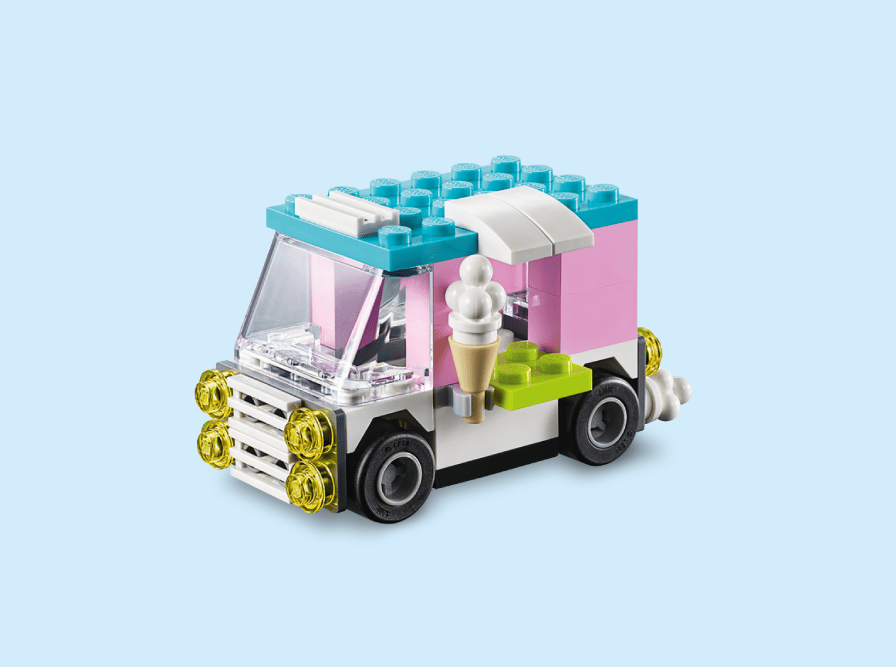 Build a cool LEGO® ice cream truck for families