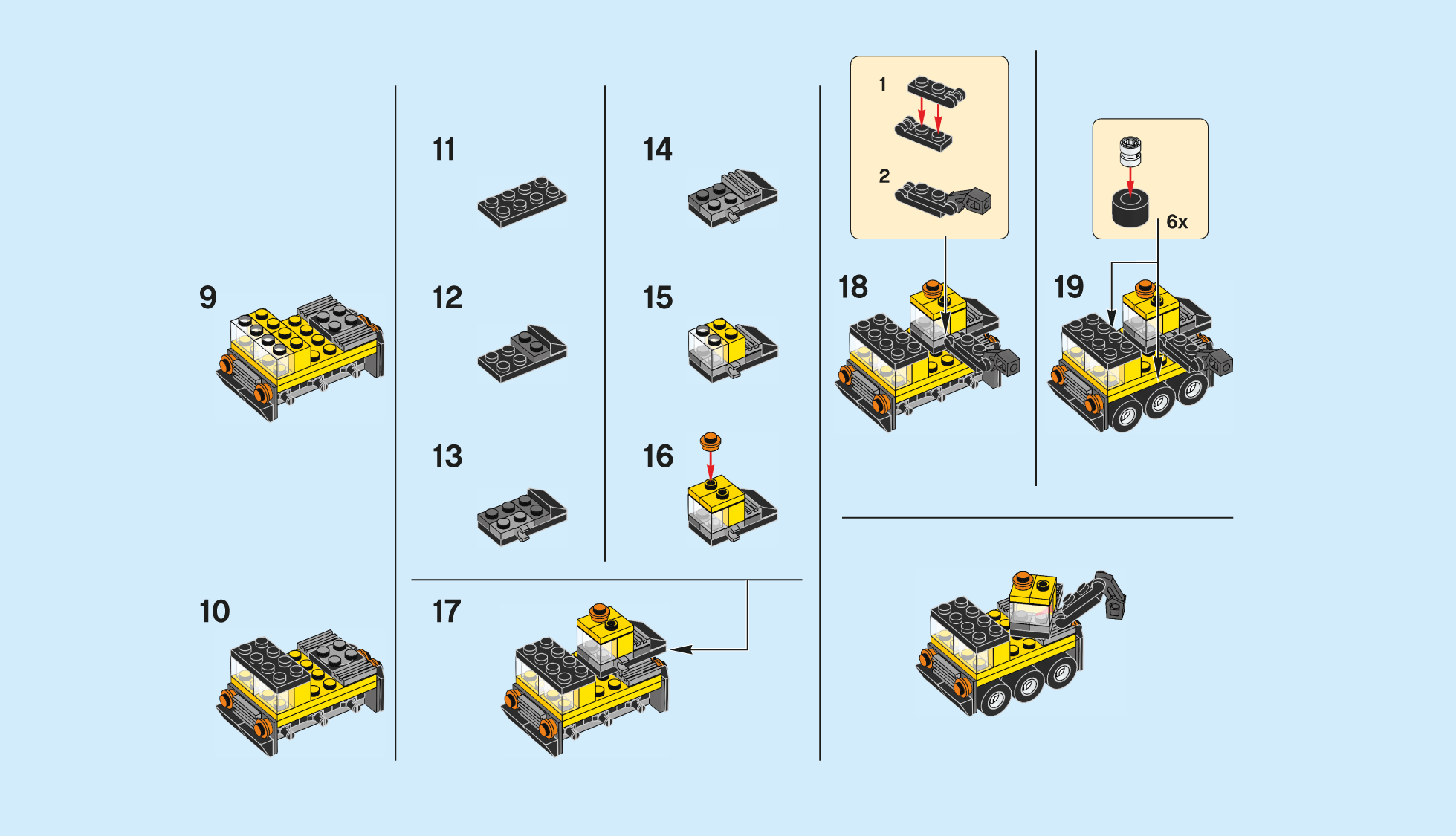 Get to work and build a LEGO® crane for families