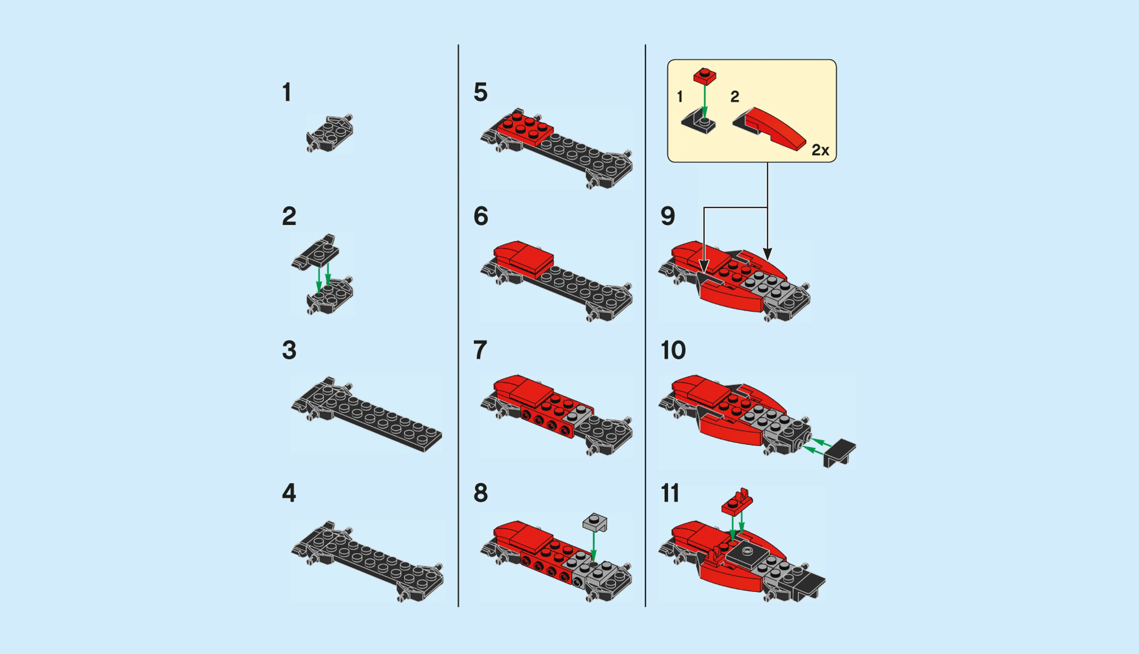 レゴ組み立て説明の画像