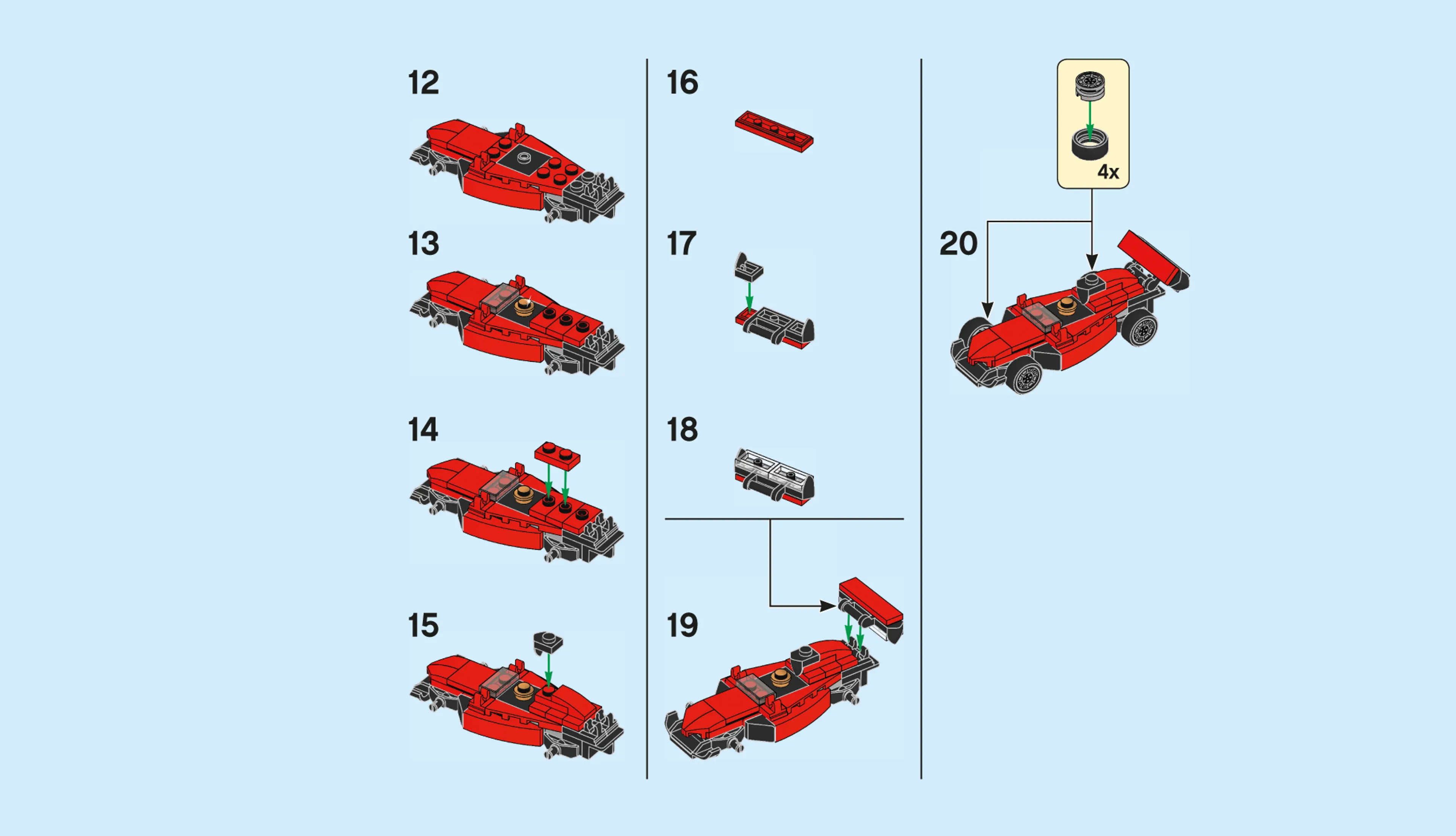 LEGO rakennusohjeet
