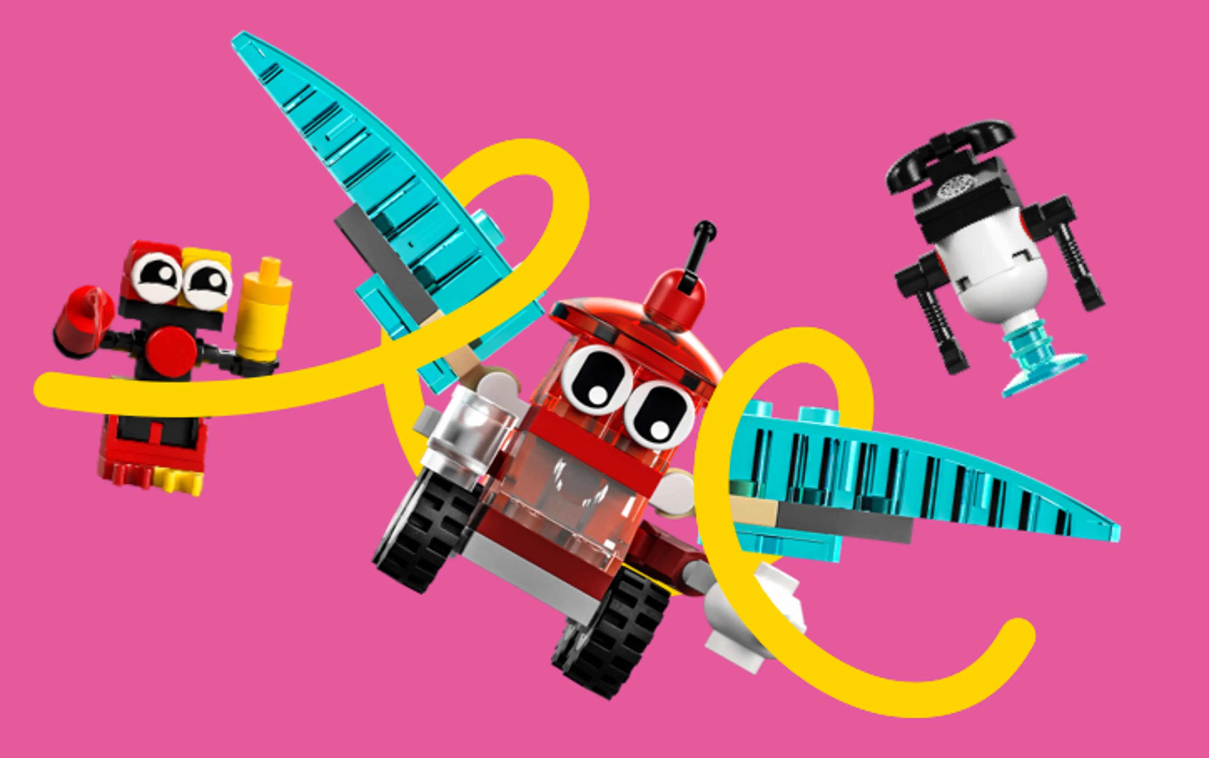 LEGO Roboter baut etwas