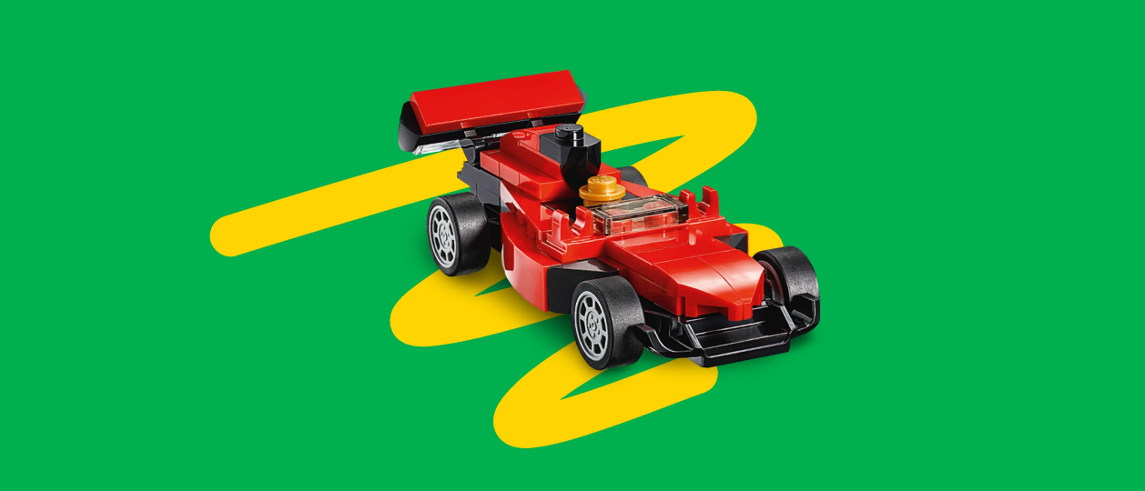 Une voiture de course LEGO®